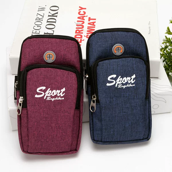 New 7-inch mobile phone arm bag men's and women's outdoor sports fitness wrist bag multi-function mobile phone bag arm bag wholesale