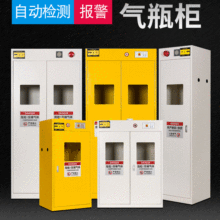 氣體儲存櫃安全櫃煤氣罐雙瓶乙炔氫氣儲存櫃帶智能報警全鋼氣瓶櫃
