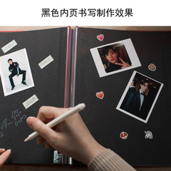 Large-capacity photo album children's diy handmade self-adhesive laminated photo album commemorative album baby growth record album