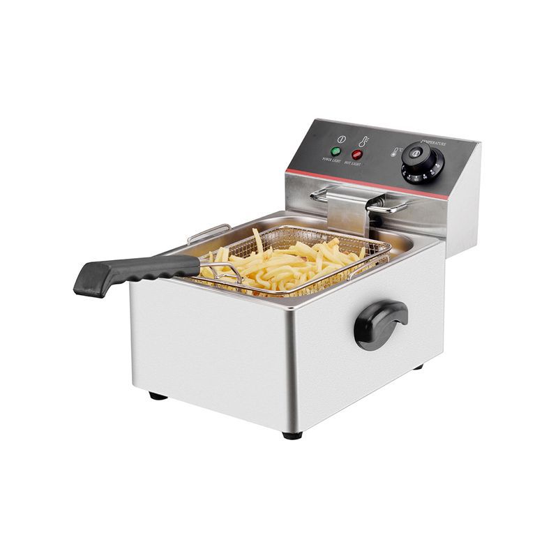 不锈钢电炸炉油炸锅油炸机炸串炸鸡商用电炸锅炸油条机油炸炉双缸