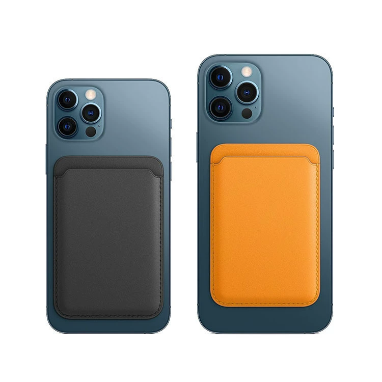 Подходящий для новой iPhone13pro чехол-карточка сумка магнитная карта крайка чехол из кожи наклейка на заднюю часть