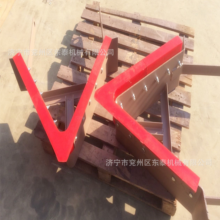 厂家定制多种型号犁式卸料器刮刀-60度角聚氨酯犁煤器主犁刀厂家-阿里巴巴