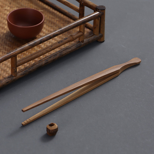 Handmade non-slip and anti-scalding bamboo tea clips, teacup tweezers, Kung Fu tea Liujunzi accessories, factory direct sales and dropshipping