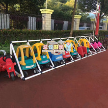 幼儿园停车位三轮车收纳架儿童管道自行车车架子早教收纳柜储物柜