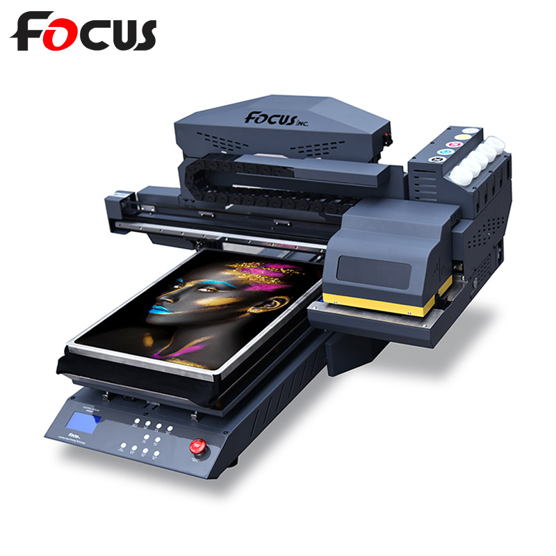 厂家直供数码直喷打印机彩色标签帽子袖子牛仔DIY平板彩印打印机