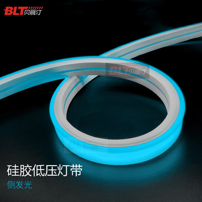 LED霓虹硅胶灯带方形正面发光12*12低压防水广告发光牌户外装饰灯