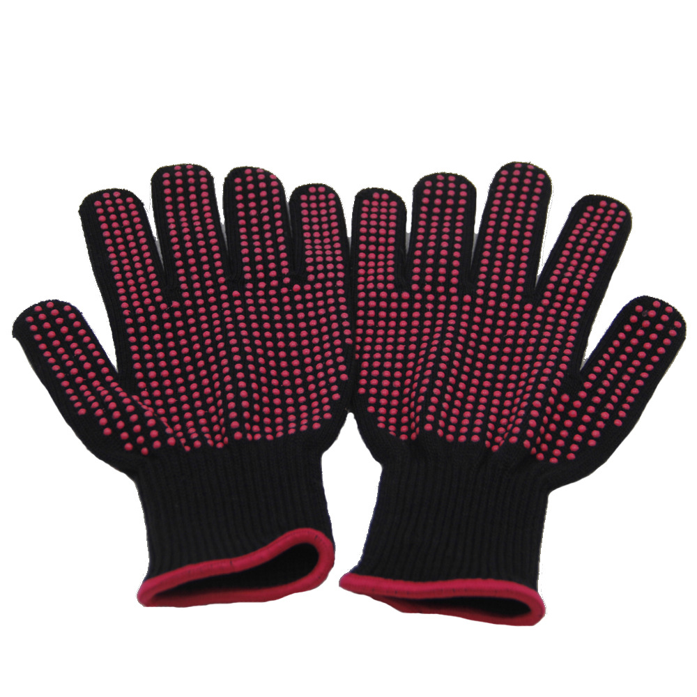 美发防烫耐高温手套美发手套点胶隔热夹板配件手套厂家批发零售