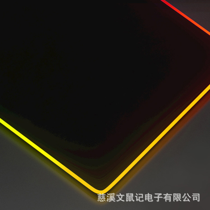 Colorido Led de gran tamaño luminoso mouse pad RGB gran escritorio pad Oficina e-sports juego teclado escritorio pad