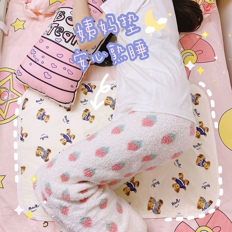 壹件代發成人姨媽墊宿舍月經墊女純棉可洗生理期防漏隔尿床墊嬰兒