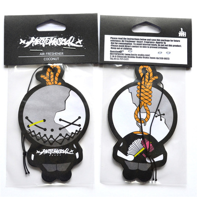 出口日本品质纸香片　公仔带纸卡头香片吊卡牌　广东深圳工厂厂家|ru