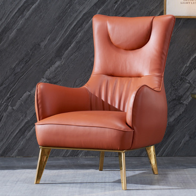 轻奢老虎个性单人椅子现代简约休闲北欧小户型客厅沙发|ru