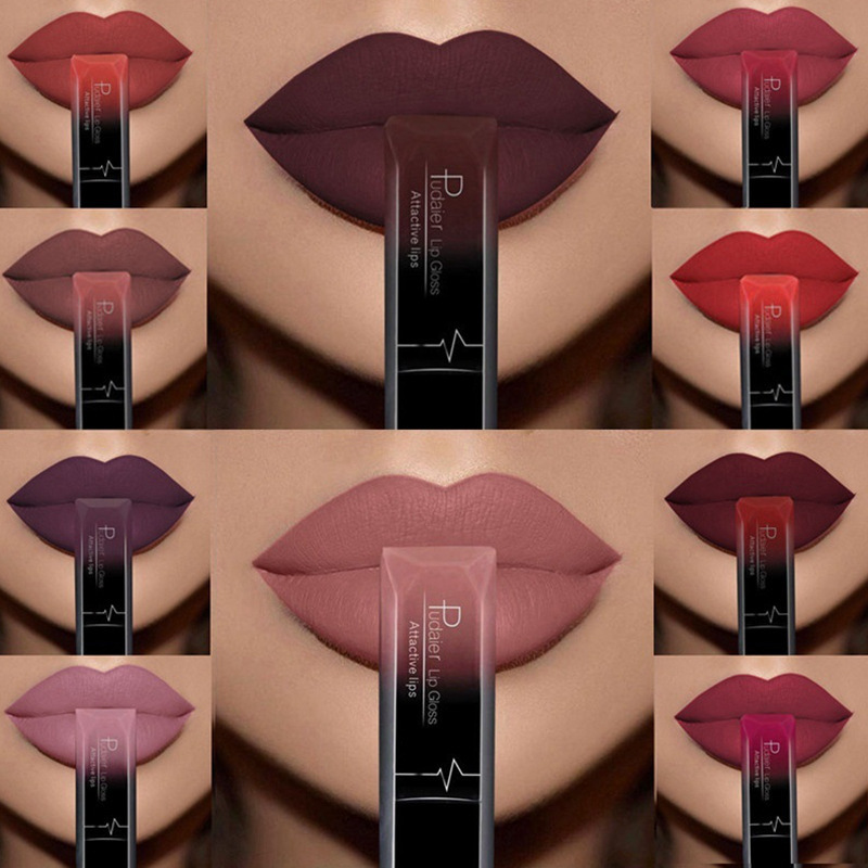 21-color matte matte liquid lipstick lon...