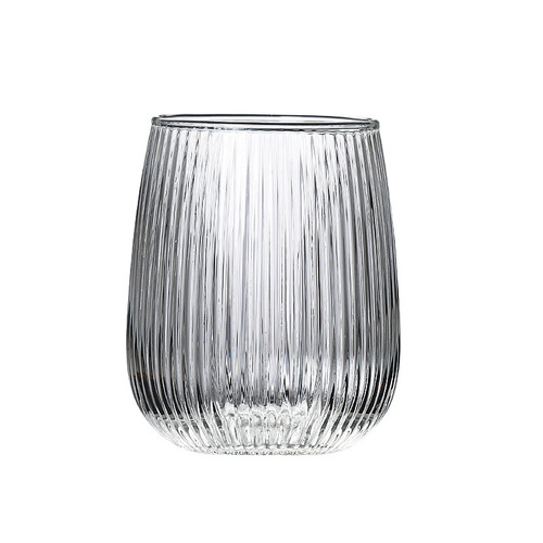 Single-layer hammered finish heat-resistant whiskey glass cup single-layer flower tea cup gift set affordable promotional clear water cup