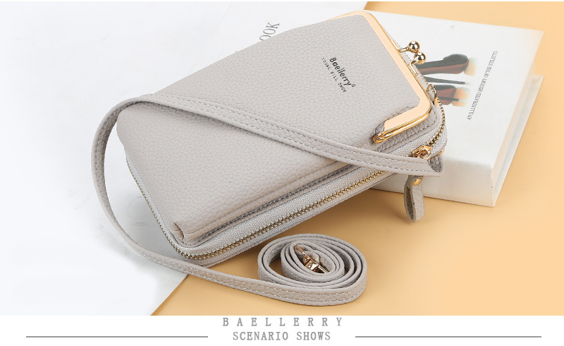 Women's Versatile Vertical Shoulder Bag & Mobile Phone Wallet_voghion.com