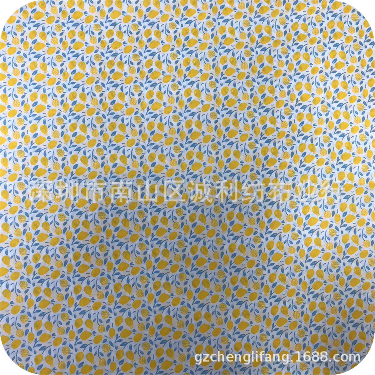 小水果印花 全棉活性印花布 梭织童装连衣裙春夏上衣装饰布现货料