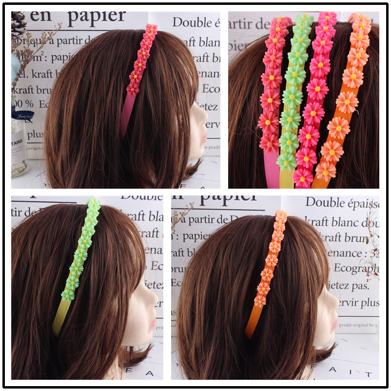 Elegant multicoloured summer fashionable cute headband