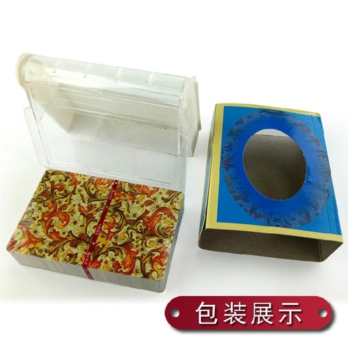 Wangji 9932 playing cards full box plastic box poker Xi'an playing cards boxed trumpet flower playing cards wholesale
