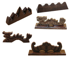 Ebony brush holder, calligraphy brush holder, Wuzhishan pen holder, four treasures of study supplies