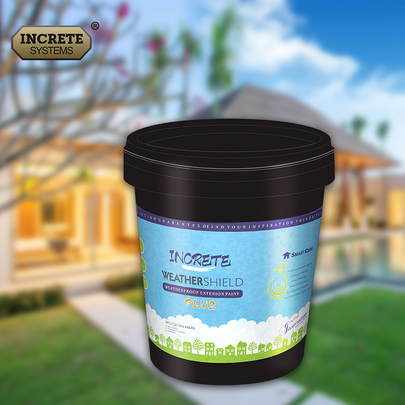 EXTERIOR coating waterproof Corrosion paint Ultra-resistant outdoor Latex paint Water Fluorocarbon engineering coating