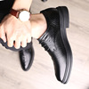 Men's footwear for leather shoes, 2023, crocodile print, cowhide