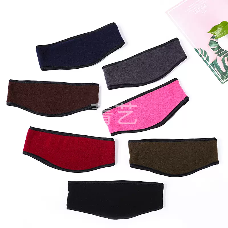 摇粒绒护耳保暖头圈户外运动时尚发带头套舒适防寒秋冬春厂家头圈