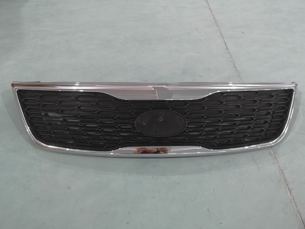 适用于索兰托sorento13-14国内版汽车前进气中网进气格栅汽车配件