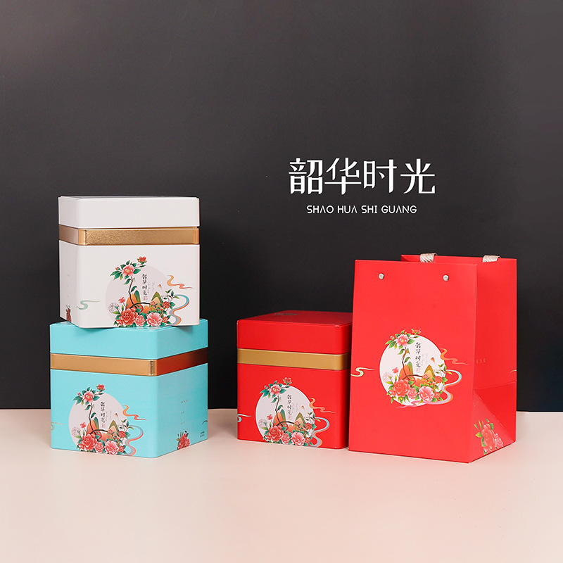 茶叶罐铁罐大号一斤装通用密封金属方形铁罐红茶绿茶白茶茶叶包装