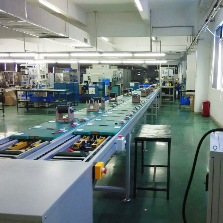 倍速链输送线 多功能智能颈椎按摩仪组装线 手推装配线流水线设计