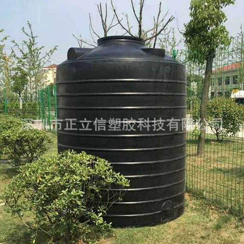 5吨过氧化氢贮存塑料容器 加厚型PE立式平底耐酸碱塑料水塔