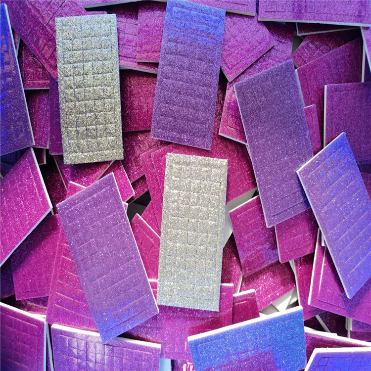 闪粉彩色EVA泡棉 马赛克贴 点彩泡棉马赛克尺寸可定制 颜色可定