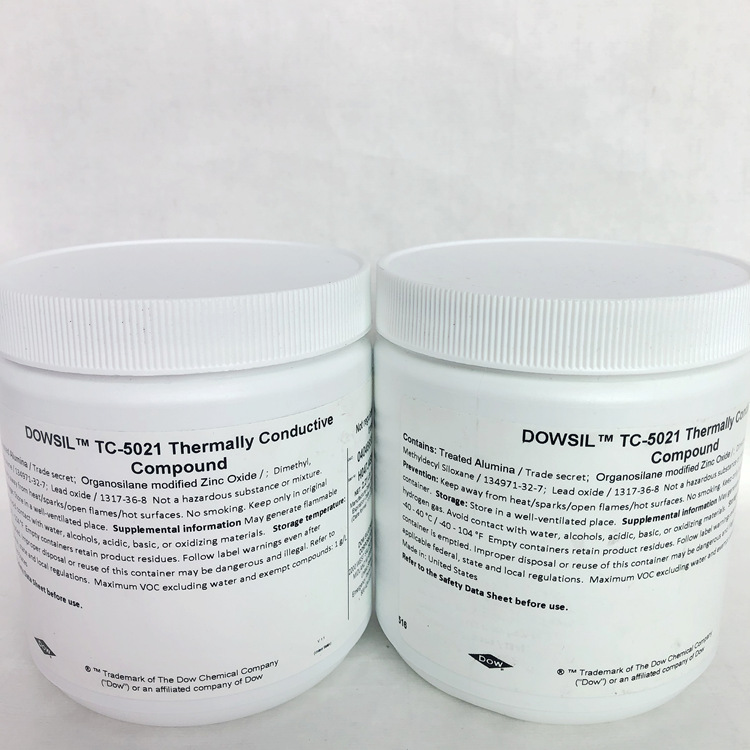 美国陶熙DOWSILTC5021导热硅脂LED电源模块芯片散热膏灰色