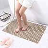 Bathroom foot pad bath shower anti -falling ribbon hollow toilet door pad water pad TPR bathroom anti -slip pad