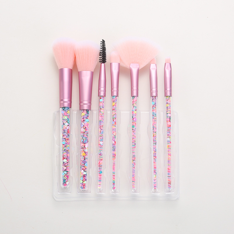 Simple Style Commute Artificial Fiber Plastic Plastic Handle Makeup Brushes 1 Set display picture 4