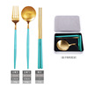 Removable constructor stainless steel, fork, spoon, handheld chopsticks, tableware for side table