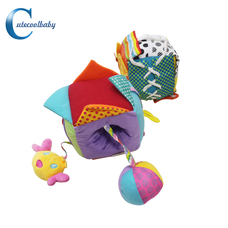 0-3岁婴儿早教玩具积木 儿童动手动脑手眼协调DIY玩具毛绒积木