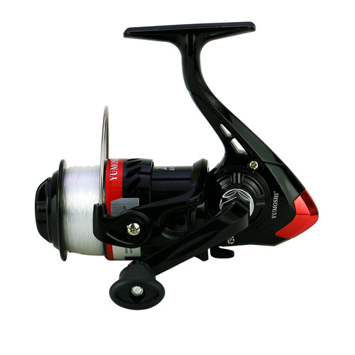 YUMOSHI FF plastic head fishing reel fishing reel throwing rod spinning wheel sea rod raft rock fishing lure fishing gear spinning wheel with line