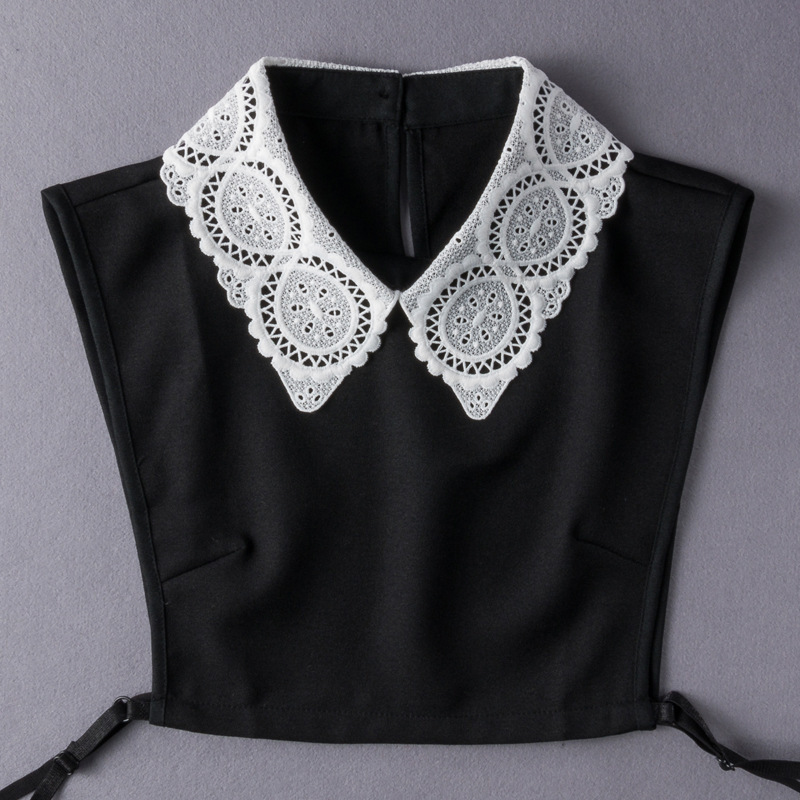 Fold Inner Fake Collar Women's Sweater Decorative Collar Lace Lapel Shirt Fake Collar Fold Inner Fake Collar Women's Sweater Decorative Collar Lace Lapel Shirt Fake Collar