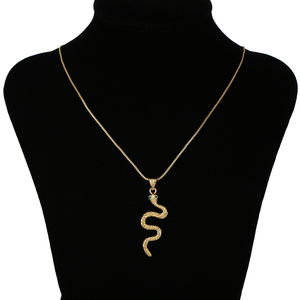 Collar De Serpiente Exagerado De Moda display picture 37