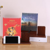 2021 woodiness Chinese style Vintage Style multi-function business affairs to work in an office Notepad pen container This calendar customized enterprise logo