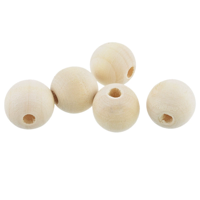 Прямые поставки с фабрики Натуральные Цветные круглые деревянные бусины 10x9mmDIY свободные бусины ювелирные аксессуары бусины-300