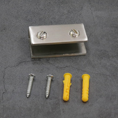 304 stainless steel glass sandwich panel clip, wine cabinet shelf rack fixing clip, thickened fixed bracket glass clip