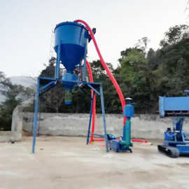 气力输送机机械臂图片加工定制集装箱粉煤灰倒运装车气力输送机