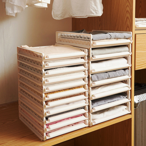 Lazy folding board home wardrobe organization clothing storage cabinet drawer type shirt pants t-shirt short-sleeved folding board