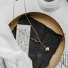 Fashionable sophisticated golden universal necklace, chain for key bag , simple and elegant design, does not fade