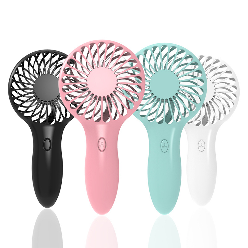 hold Mini Mute Small fan desktop Small Fan portable hold Fan support customized logo