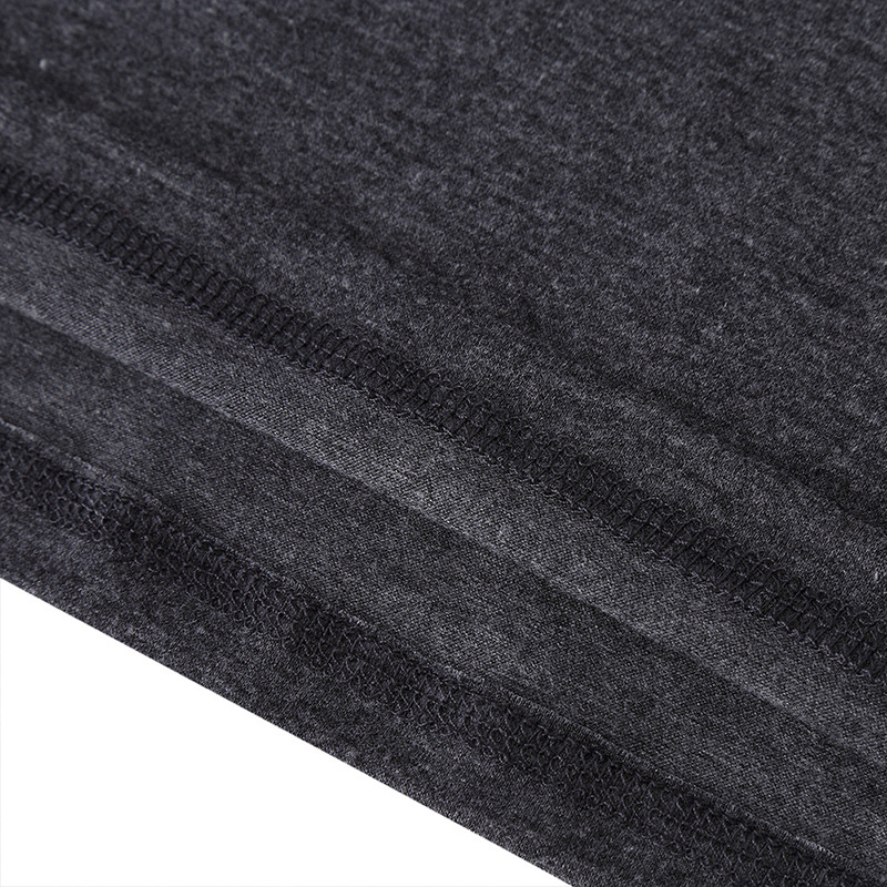 Men's Long Sleeve Base Layer T-shirt Solid Colour Autumn Winter_voghion.com