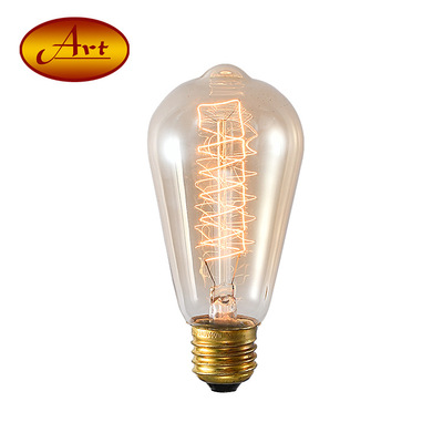 [ ST64 Pacifier winding]Edison Retro Incandescent light bulbs Restaurant Bar Decoration ST64 Net red bulb