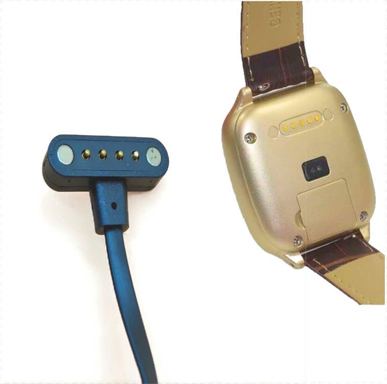 手表数据线充电线T字型4PIN磁吸数据线手表线生产家支持定制厂家|ru