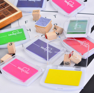 Manufacturer DIY Handbook Decorative Ink Pad Seal Companion (15 Colors) Large Ink Pad