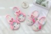 Girls' heart cartoon cute soft, soft, autumn and winter warm slippers plush non -slip home floor dragging ins dormitory drag